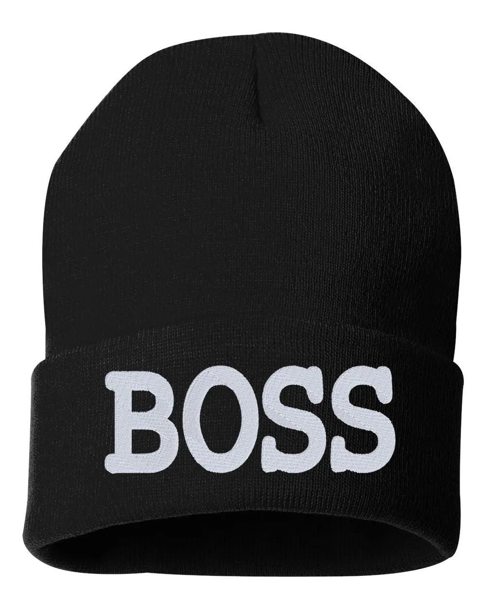 SKI HAIR DON'T CARE Embroidered Cuffed Beanie Hat