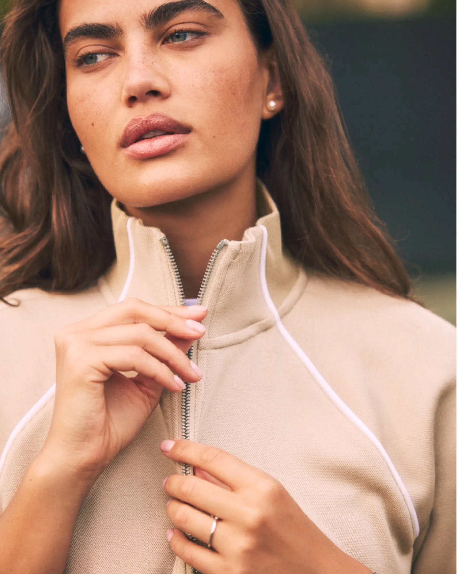 SPANX® AirEssentials Pique Full Zip Track Jacket