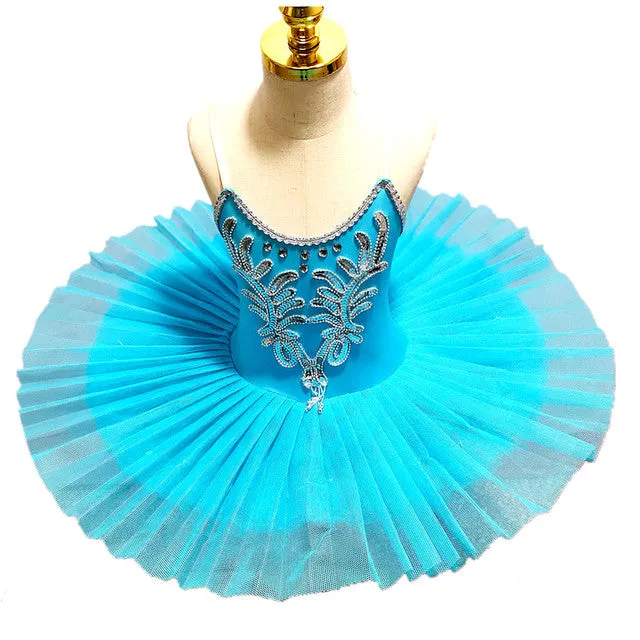 Stiff Ballet Tutu Skirt Swan Lake Costume Young Girls Stage Professional Dance Wear
