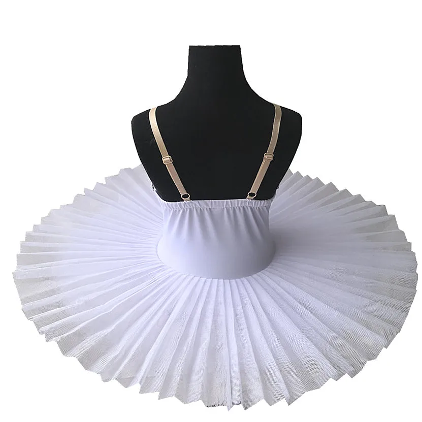 Stiff Ballet Tutu Skirt Swan Lake Costume Young Girls Stage Professional Dance Wear