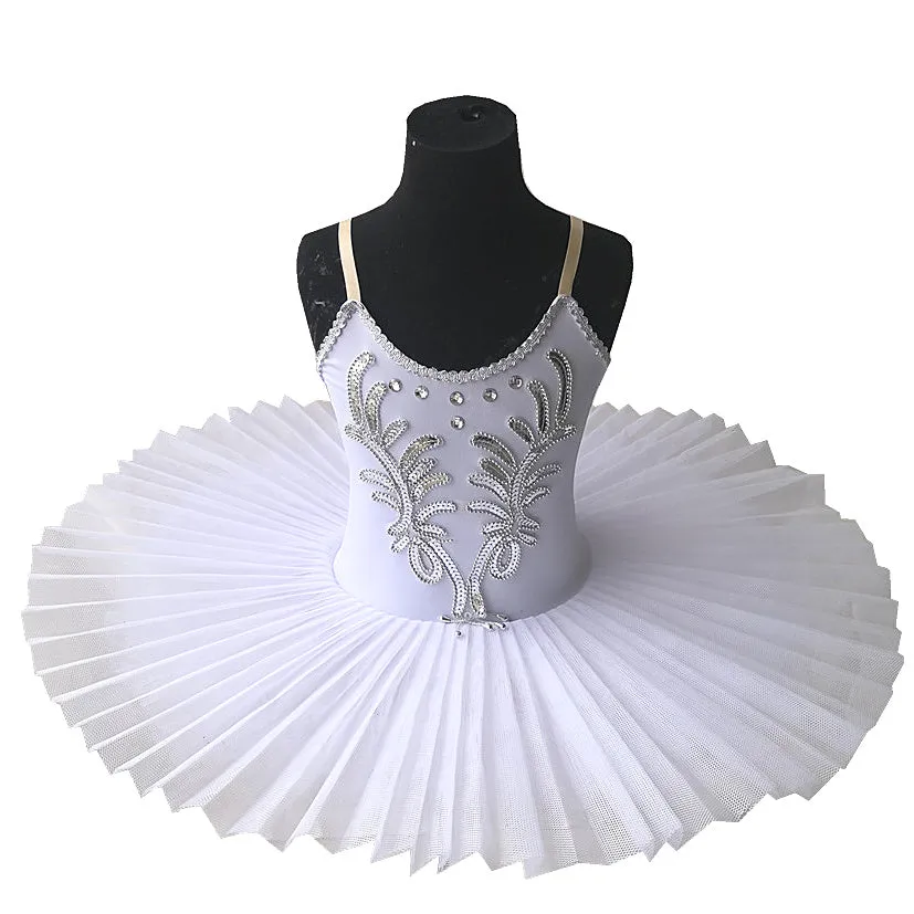 Stiff Ballet Tutu Skirt Swan Lake Costume Young Girls Stage Professional Dance Wear