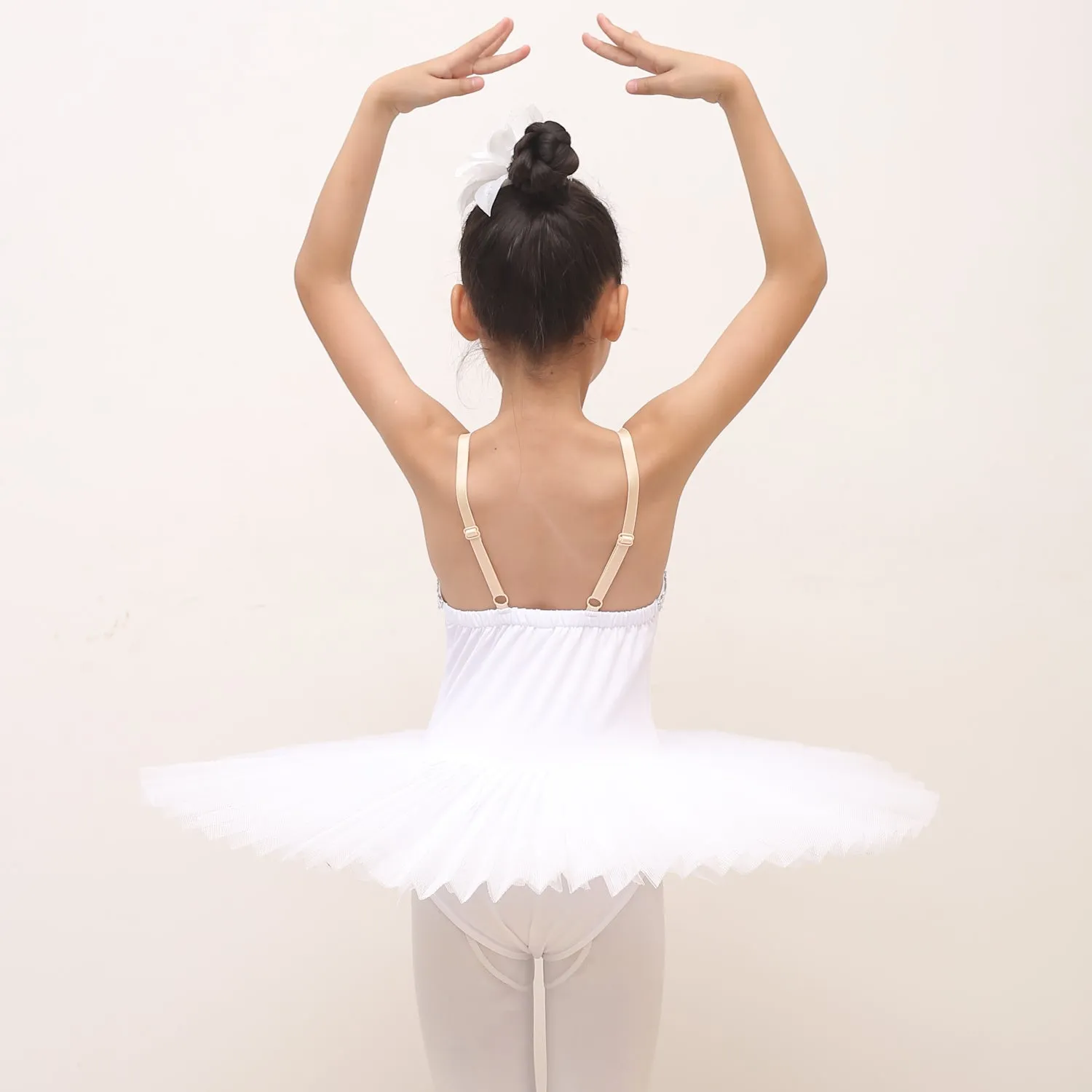 Stiff Ballet Tutu Skirt Swan Lake Costume Young Girls Stage Professional Dance Wear