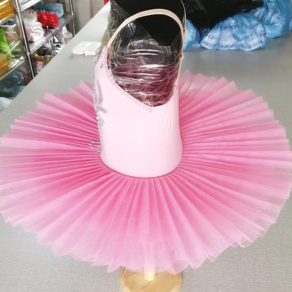 Stiff Ballet Tutu Skirt Swan Lake Costume Young Girls Stage Professional Dance Wear