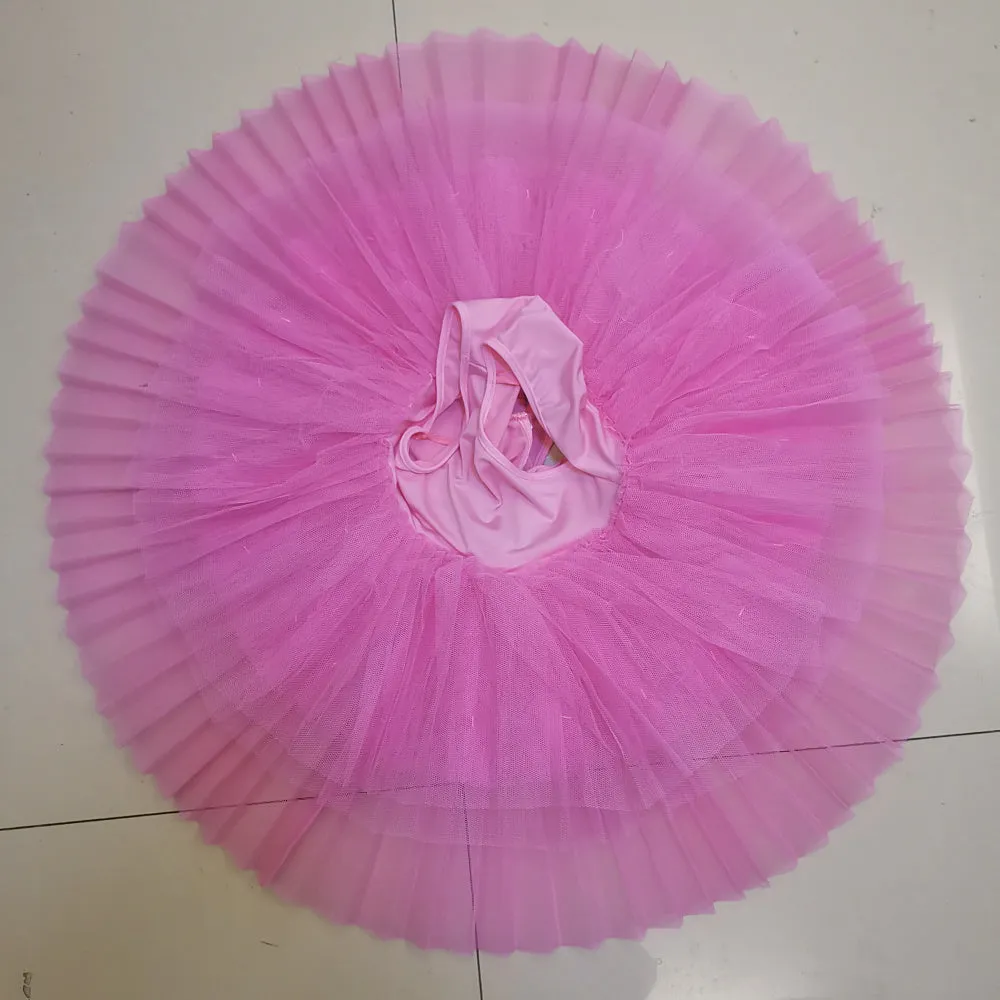 Stiff Ballet Tutu Skirt Swan Lake Costume Young Girls Stage Professional Dance Wear
