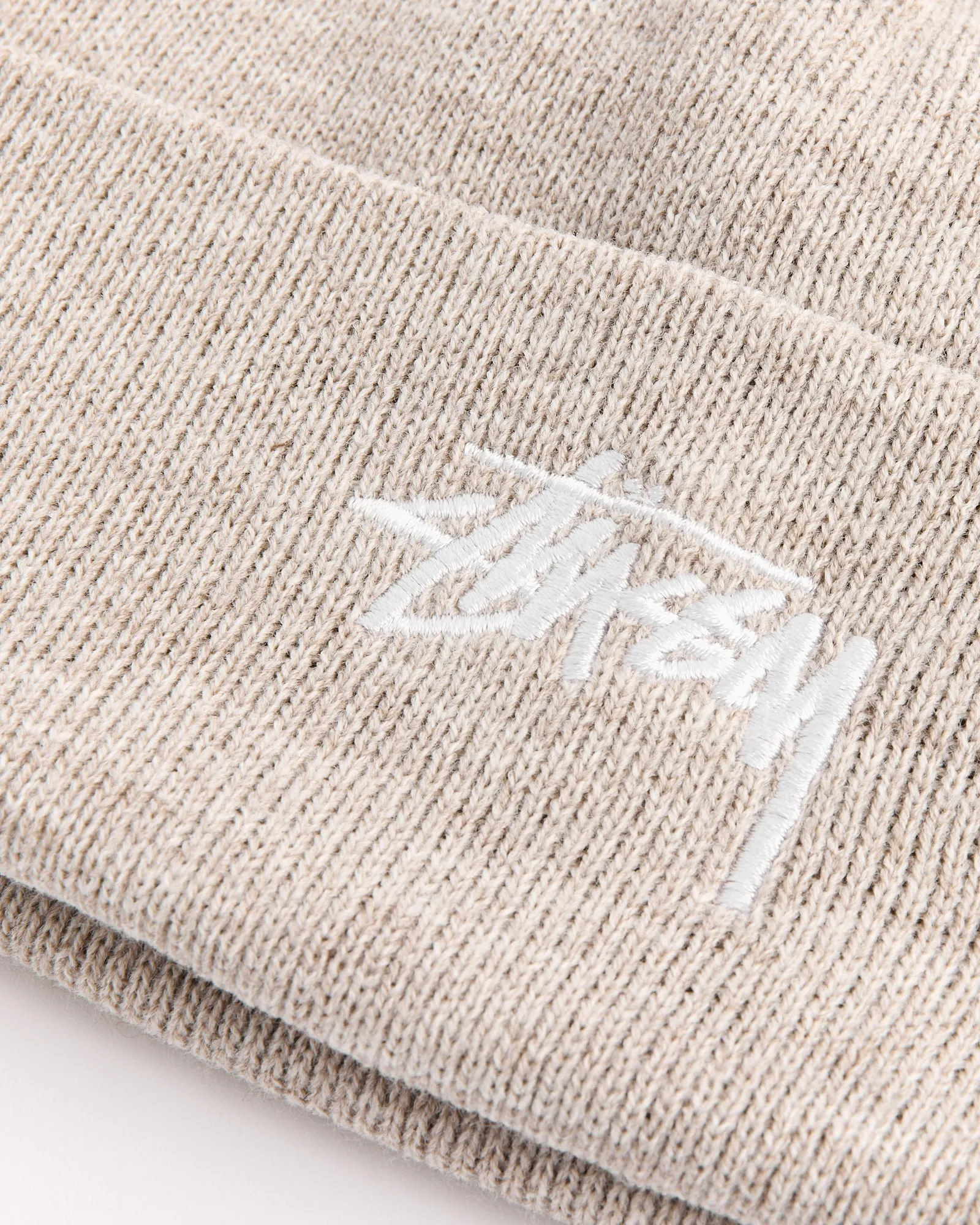 Stock Cuff Beanie in Sandstone