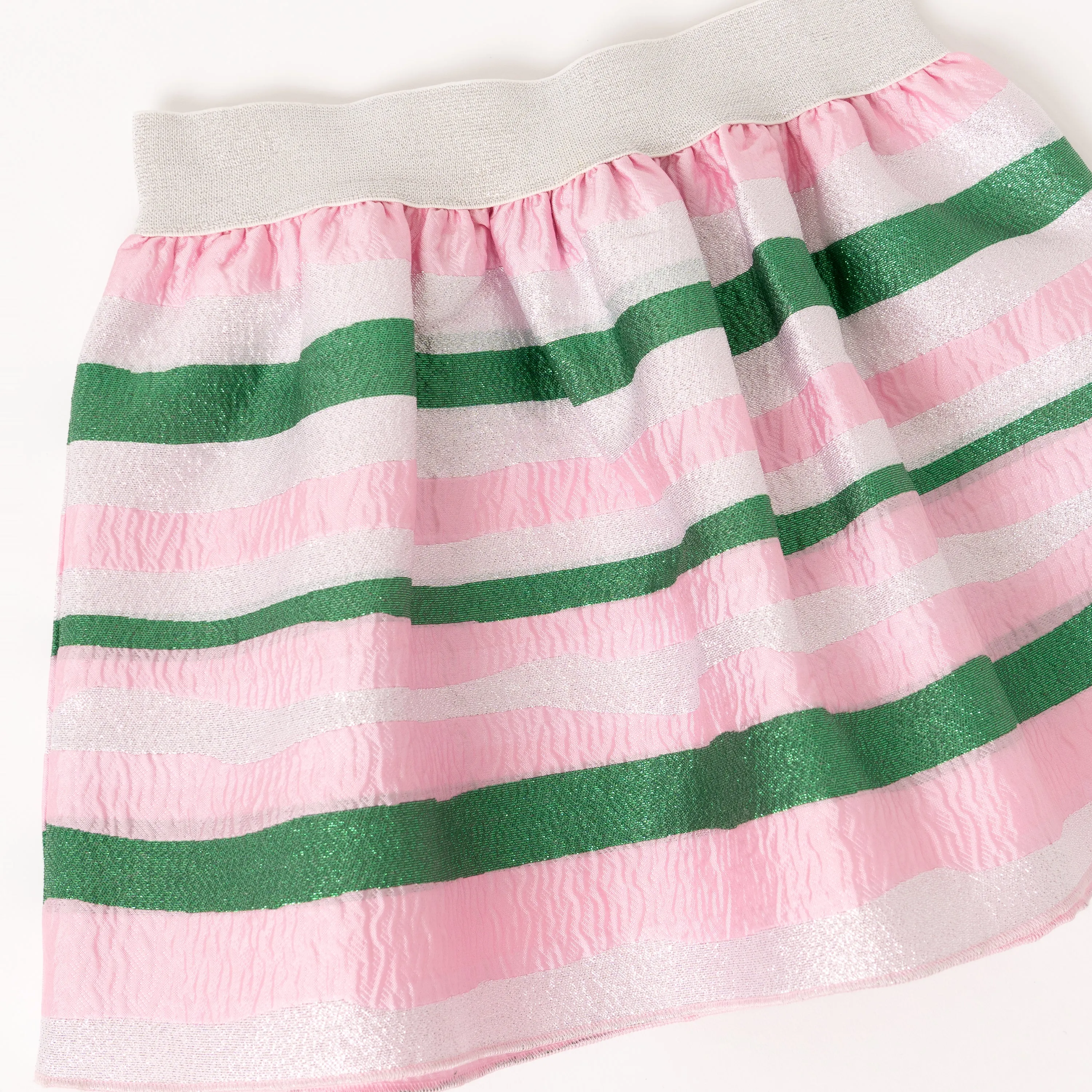 Stripe Jacquard Skirt