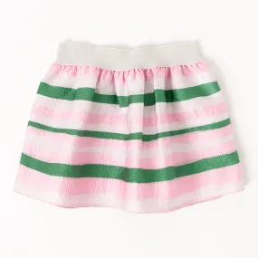 Stripe Jacquard Skirt