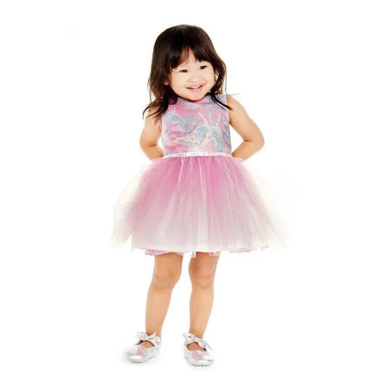 Tanya Pink Tulip Dress