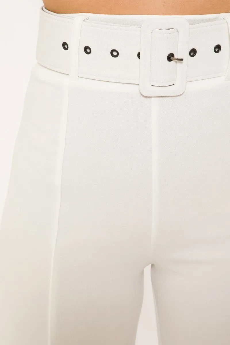 Tara Belted High Waist Pants