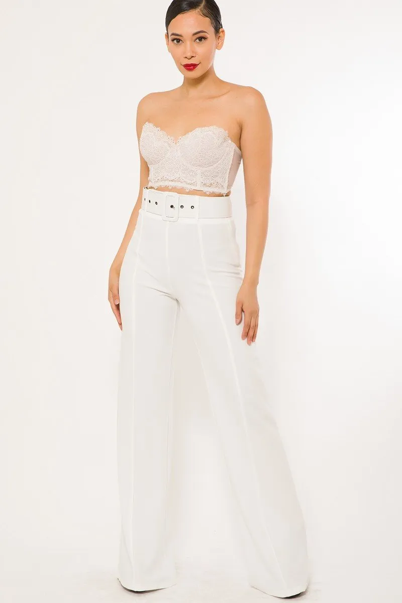 Tara Belted High Waist Pants