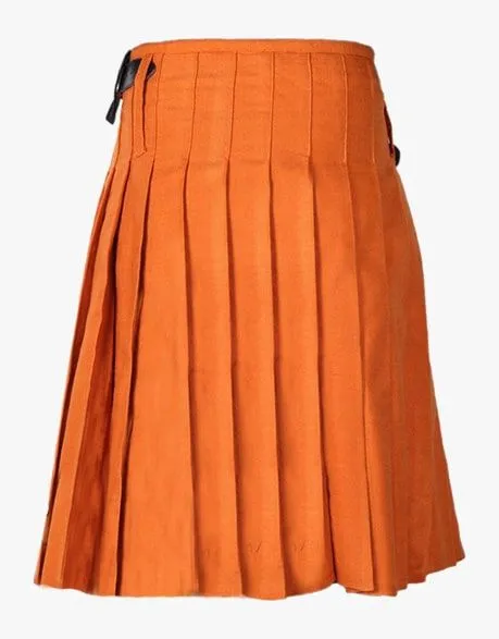 TARTAN KILT SAFFRON