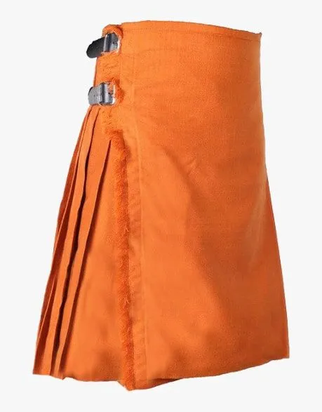TARTAN KILT SAFFRON