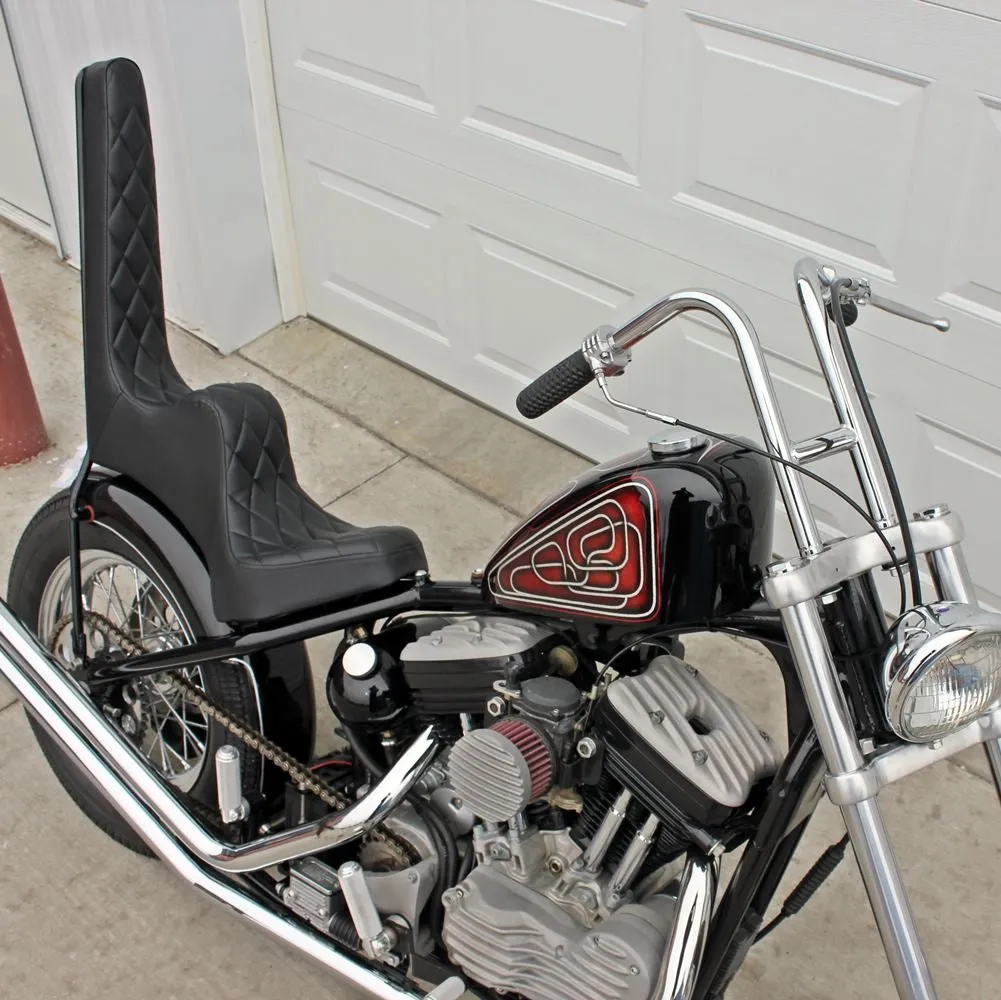 TC Bros. King & Queen Hardtail Seat Black Diamond