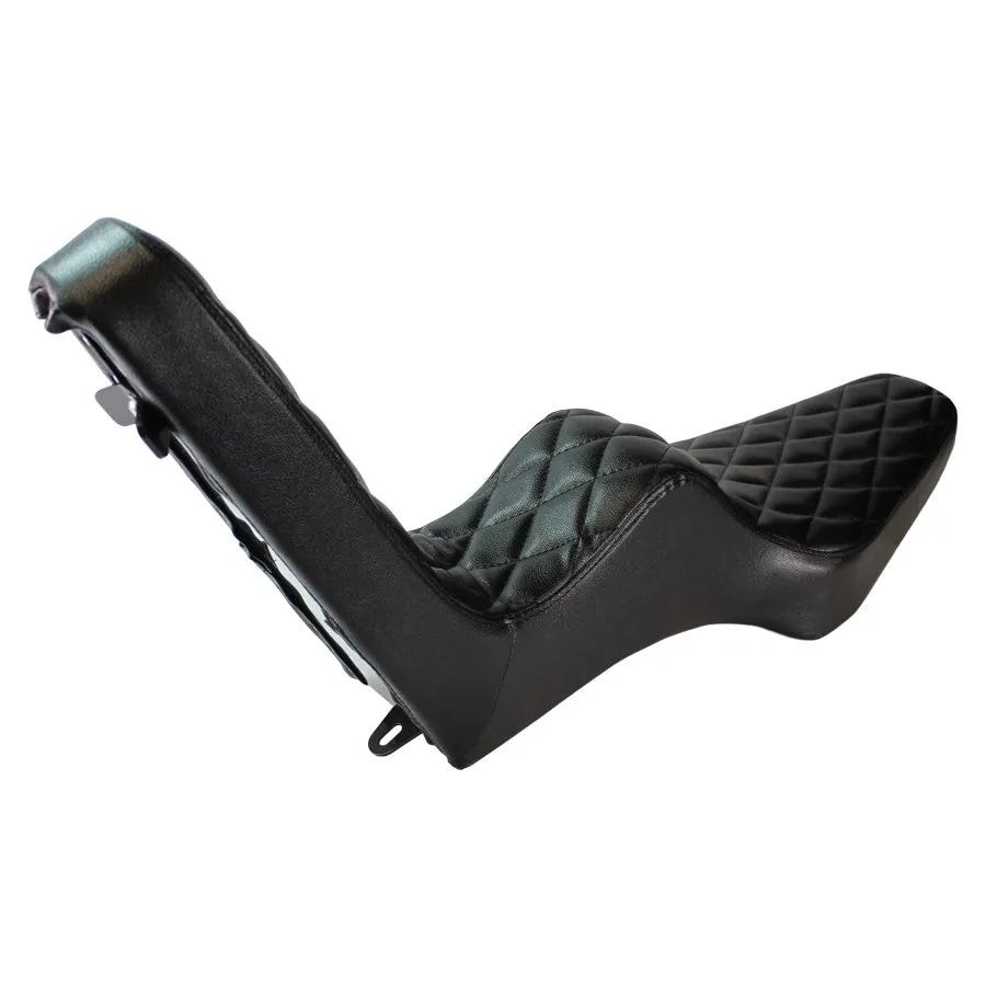 TC Bros. Sportster King & Queen Seat fits 1994-2003 Black Diamond