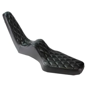 TC Bros. Sportster King & Queen Seat fits 1994-2003 Black Diamond