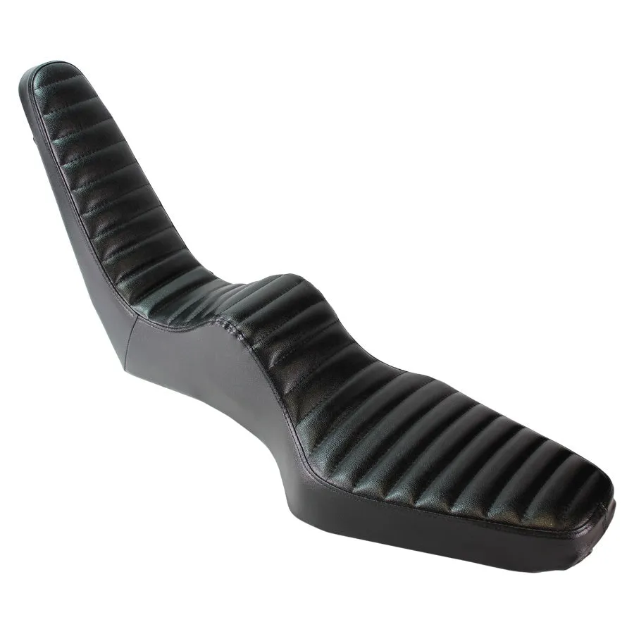 TC Bros. Sportster King & Queen Seat fits 1994-2003 Black Pleated