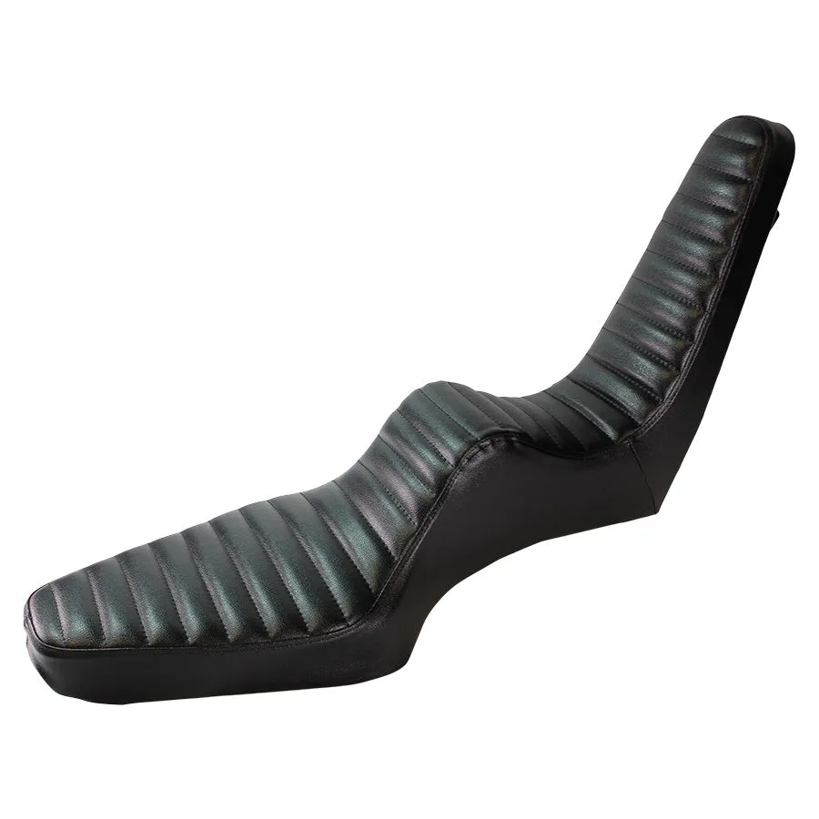 TC Bros. Sportster King & Queen Seat fits 1994-2003 Black Pleated