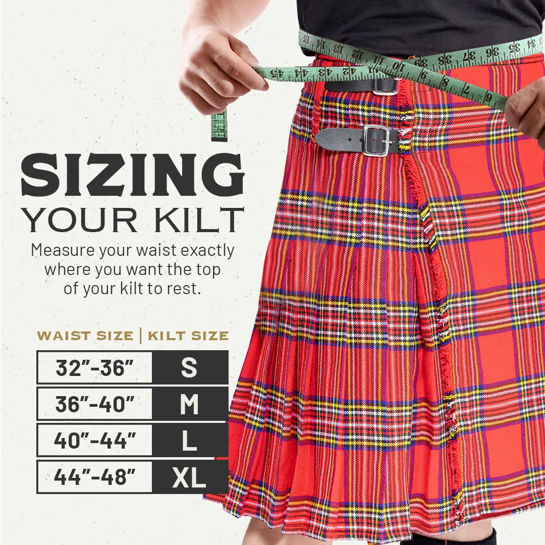 The Laoch Kilt - Hunting Stewart Tartan
