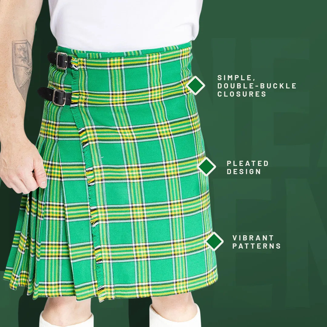 The Laoch Kilt - Hunting Stewart Tartan