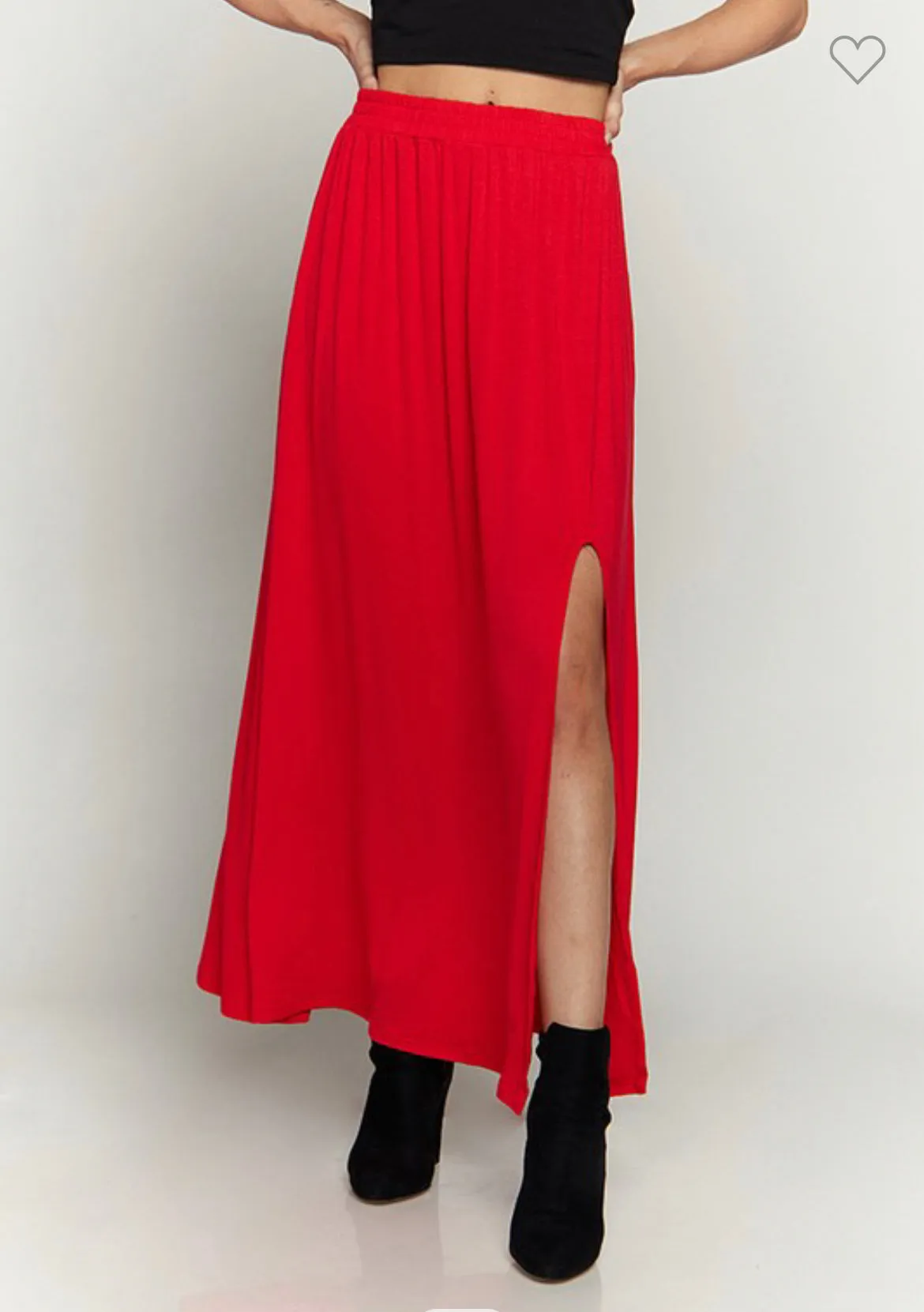 The Runaway June Maxi Skirt Red S-XL
