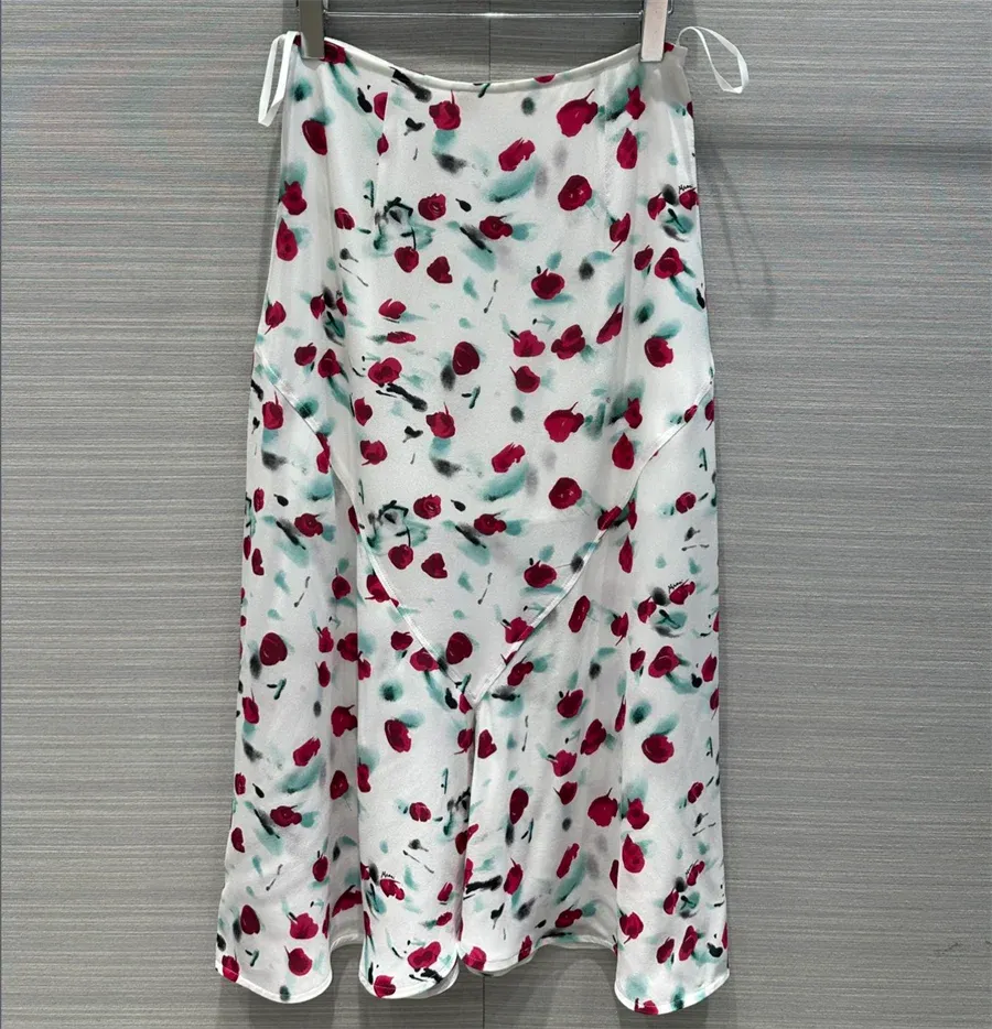 Toleet-women flower skirt high quality long skirt designer holiday skirts for lady master quality sexy skirts