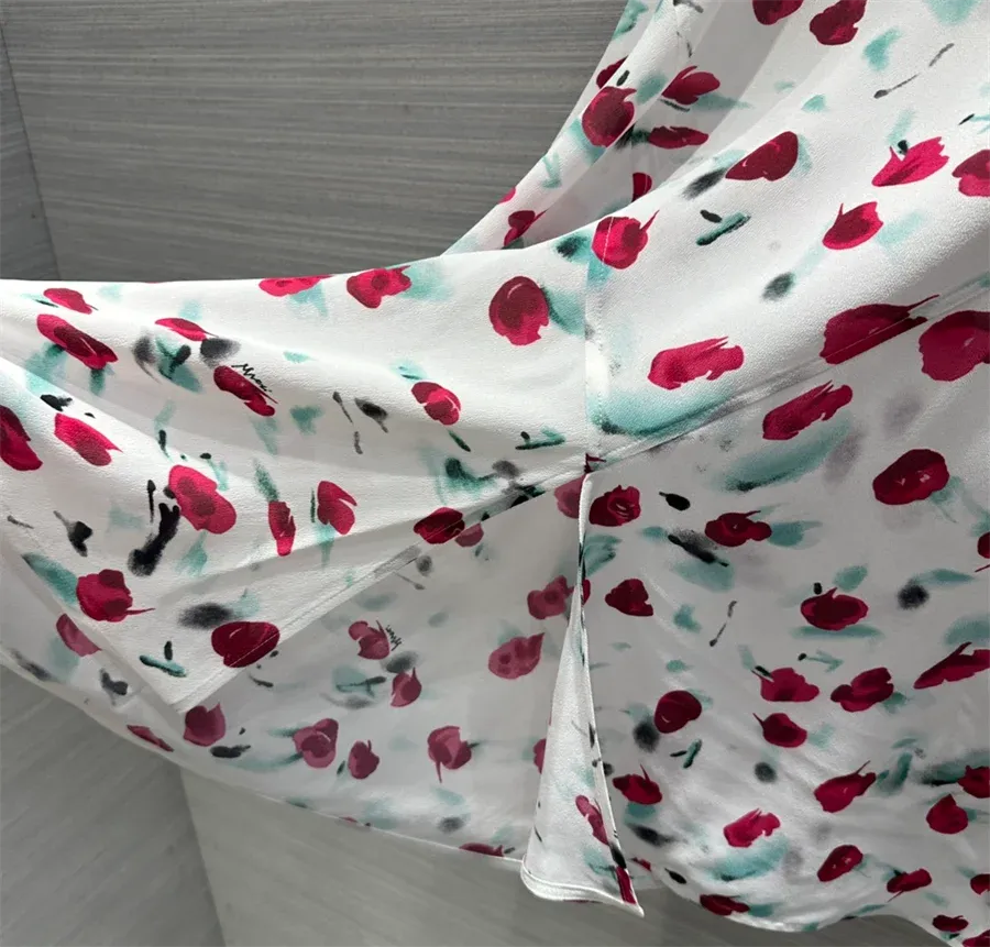 Toleet-women flower skirt high quality long skirt designer holiday skirts for lady master quality sexy skirts
