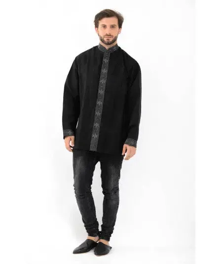 Traditional tunic-Black