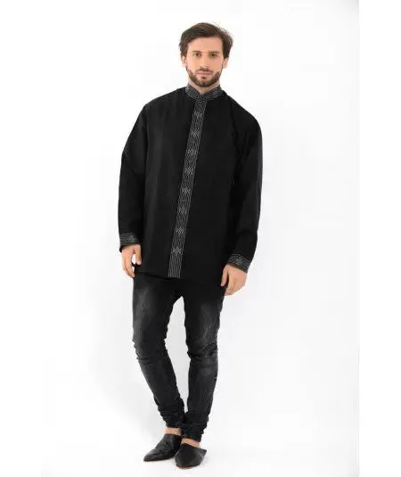 Traditional tunic-Black