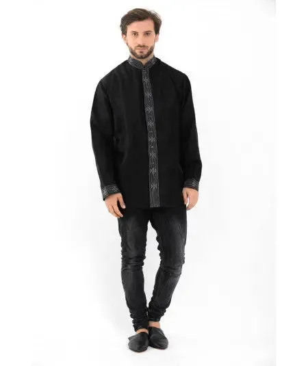 Traditional tunic-Black