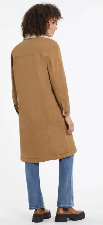 Tribal Long Duster With Sherpa Lining
