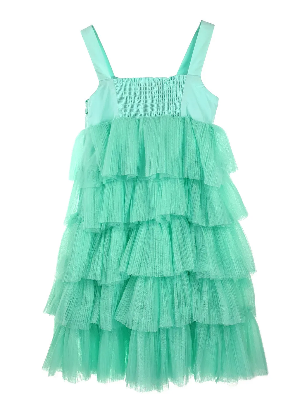 TWINSET Girl's Short flounced pleated tulle dress-231GJ2Q90