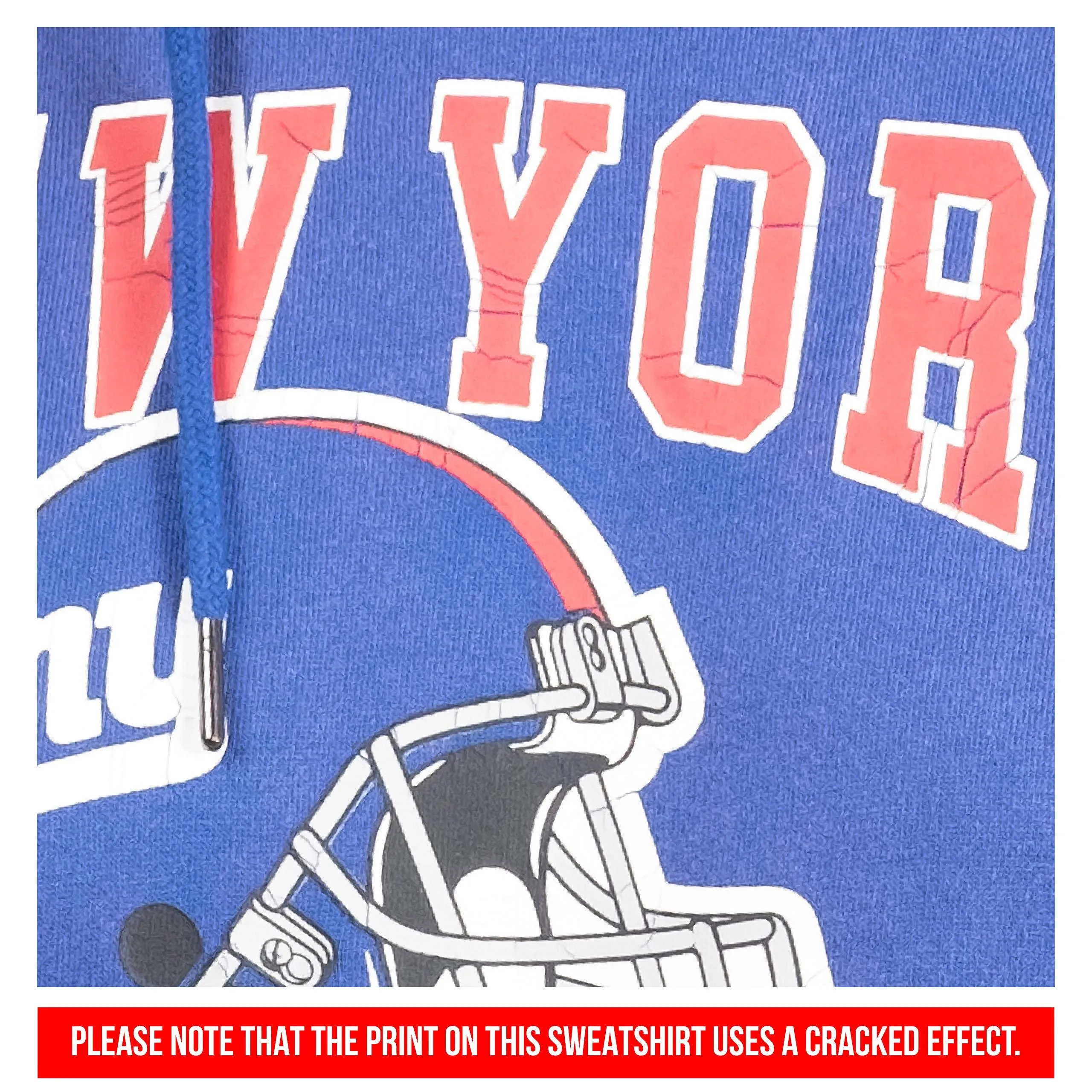 Ultra Game NFL Official Women's Super Soft Hoodie Pullover Sweatshirt, New York Giants, Team Color|New York Giants