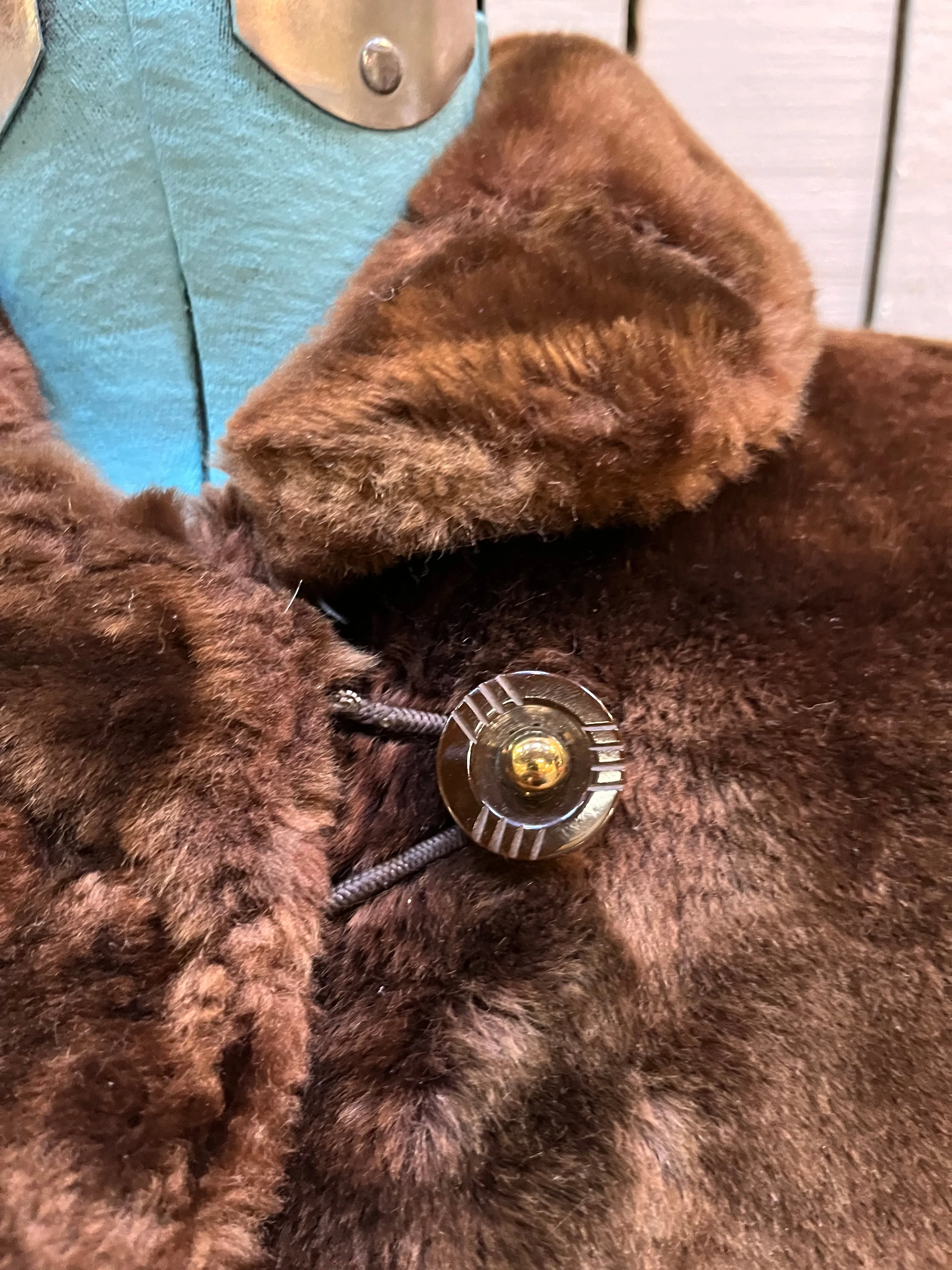 Vintage Shorn Beaver Long Fur Coat, Chest 42”